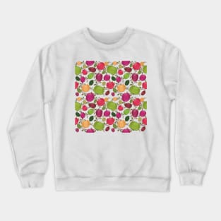 Colorful apple design Crewneck Sweatshirt